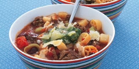 Minestrone al pesto