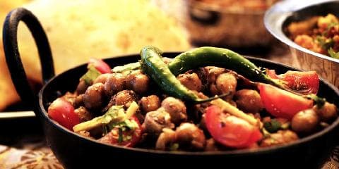 Chana pindi - indiskkrydrede kikerter