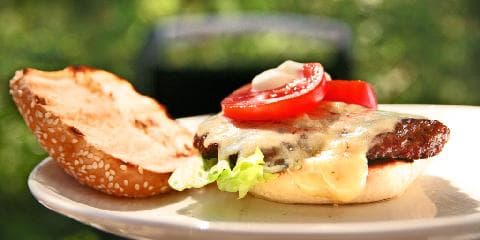 Grillet hamburger