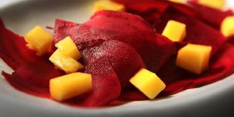 Rødbete og mango