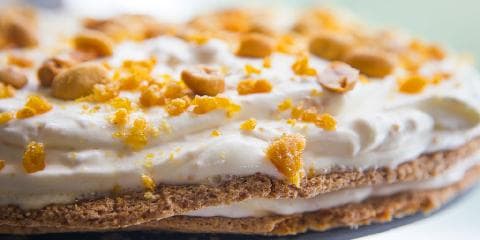 Marengs med karamell