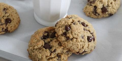 Cookies med havregryn
