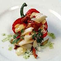 Peperoni ripieni di stoccafisso, Paprika fylt med tørrfisk