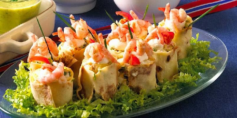 Rekeruller med pepperrotkrem