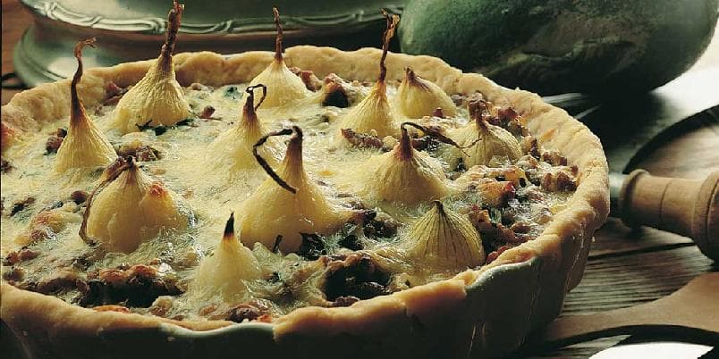 Pai med stjerneløk og kjøttdeig