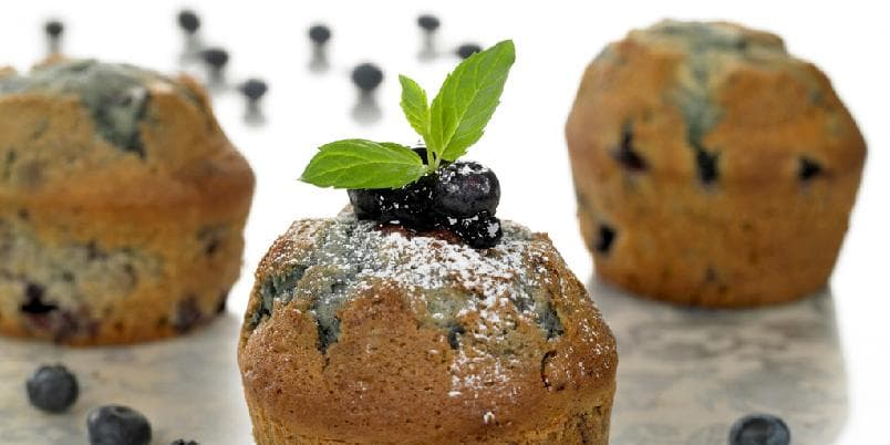 Blåbærmuffins