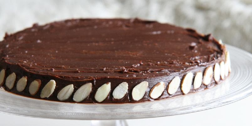 Sjokoladekake med mandler (Julia Childs favorittkake)