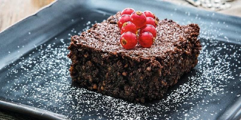 Mokkabrownie uten sukker, mel eller melk