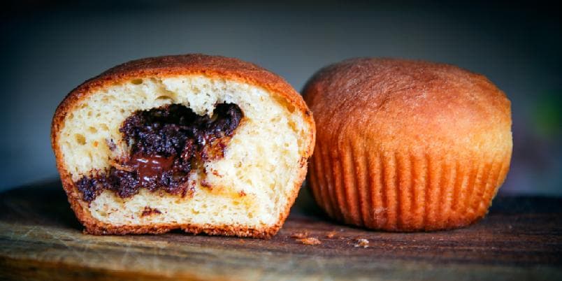 Muffins"boller" med blåbær eller sjokolade