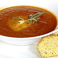 Tomatsuppe med ørlite soyasaus