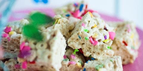 Rice Krispie treats eller Cheerio-Ho-Hos