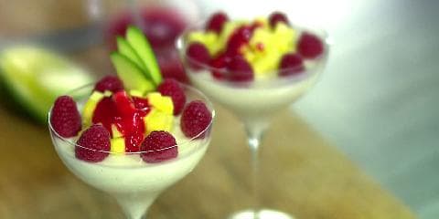 Yogurt - kokospannacotta