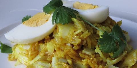 Kedgeree - indisk røkt fisk