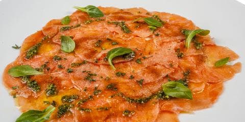 Laksecarpaccio