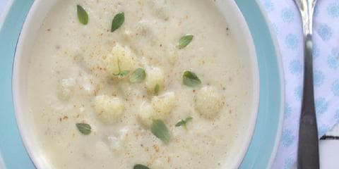 Herlig kremet blomkålsuppe