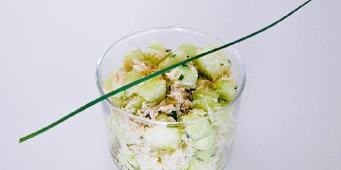 Krabbe- og agurksalat