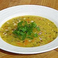 Linsesuppe med lettsaltet flesk