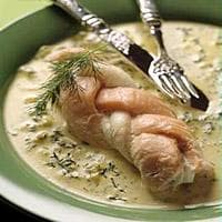 Dampet fiskeflette