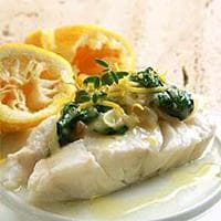 Fisk i sitronsaus