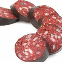 Black pudding - blodpudding med nypoteter og bacon