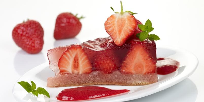 Jordbærgelékake