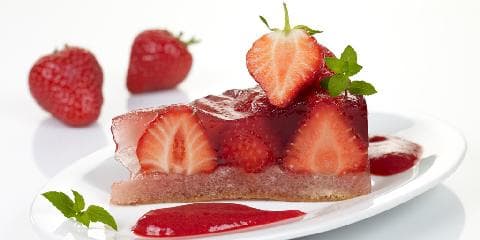 Jordbærgelékake