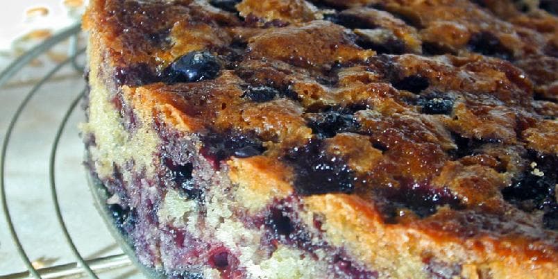 Blåbærkake
