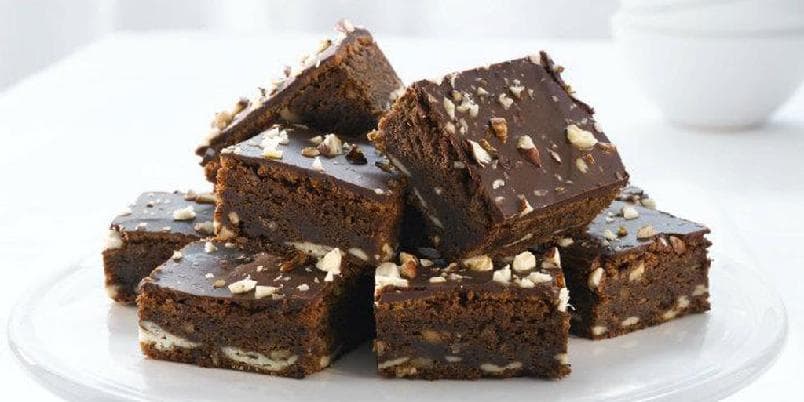 Nougat brownies