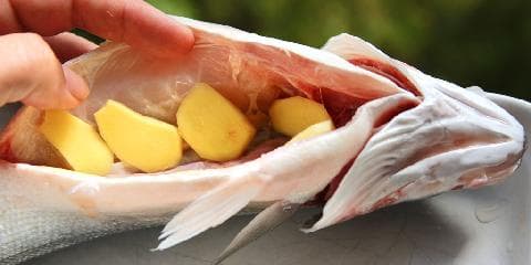 Fisk med ingefær