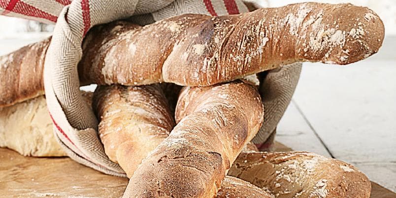 Kaldhevet baguette