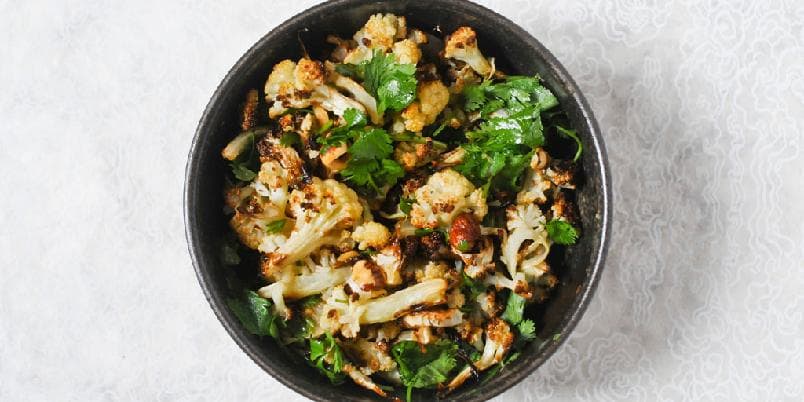 Blomkålsalat med veganermajones