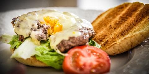 Hamburger med egg