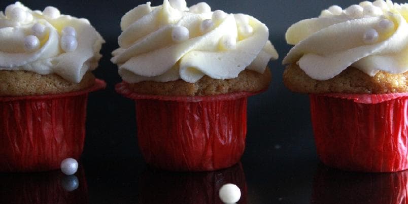 Julemuffins med luftig sjokoladekrem