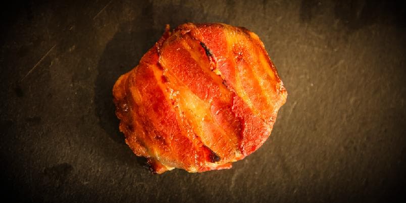 Baconbiter med overraskelse