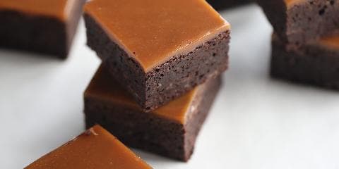 Karamellbrownies