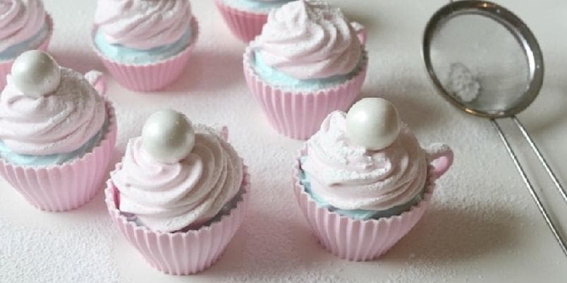 Fluffy marshmallowmuffins