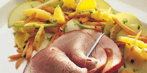 Bayonneskinke med appelsin