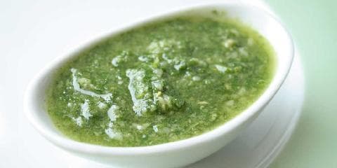 Dill- og persillepesto