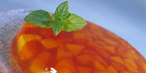 Papaya- og mangogelé