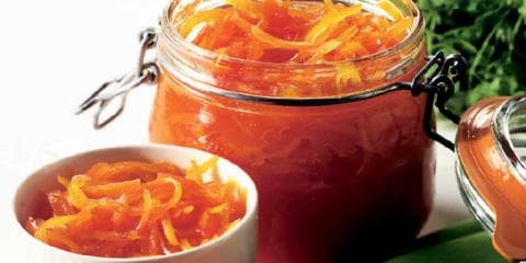 Gulrotmarmelade med appelsin