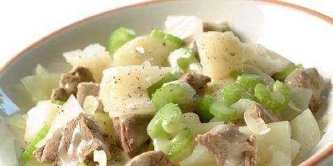 Lammekjøtt med grønnsaker - Lambakjøt meth Grænmeti