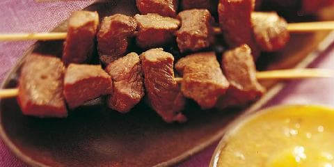 Lammespyd med aprikossaus