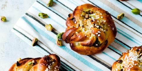 Sitronboller med pistasj