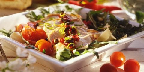 Kalkunsalat med pasta