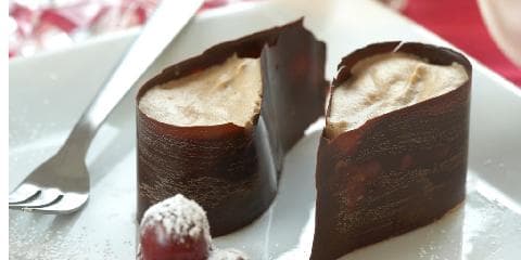 Sjokoladedråper med mokkakrem