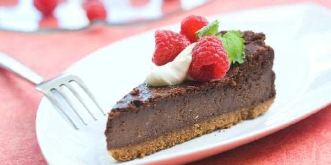 Ostekake med sjokolade