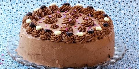 Sjokoladekake med appelsinkrem