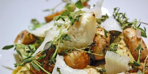 Artisjokksalat med stekt sopp