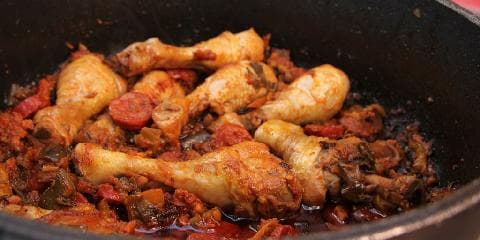 Kyllinggryte med chorizo