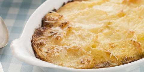 Fløtegratinerte poteter